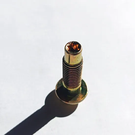 Yellow Zinc Hexagon Socket Flange Bolts 8.8 Grade