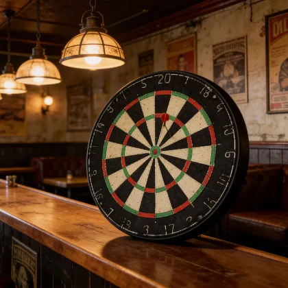 Premium Sisal Dartboard with Long-Lasting Build
