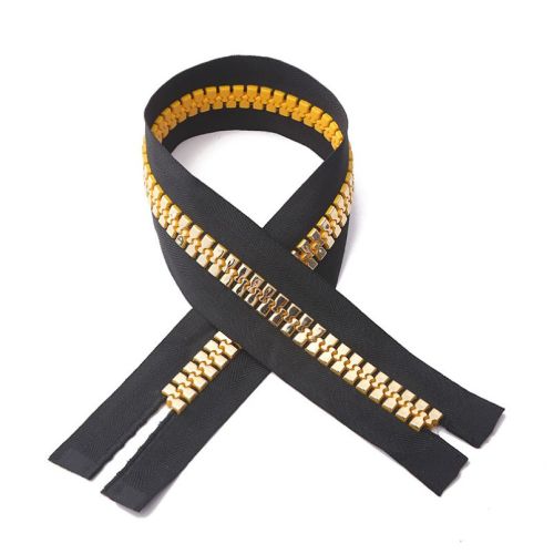 Slap-up 11inch golden metal zipper for jacket