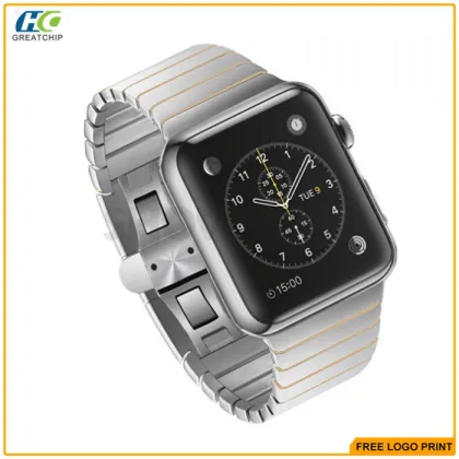 Alibaba hot sell fashion stainless steel watch strap for apple watch