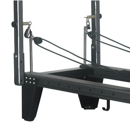 Adjustable Aluminum Pilates Reformer with Tower and Sitting Track