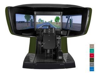 Manual driving simulator , 42 inch LCD screens driving simu
