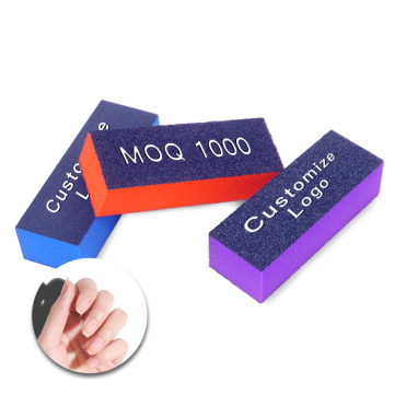 Four Way Black Nail Polisher Buffer - 3 Sided Sanding Polisher Buffing Nail Buffer Block 240