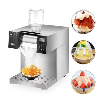 110V-240V Commercial Catering Equipment: Shaved Ice Machine & Snow Flake Ice Maker for Bakery & Cold Drink Shops