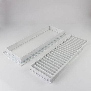 Removable Core Aluminum Deflection Grille - Single and Double