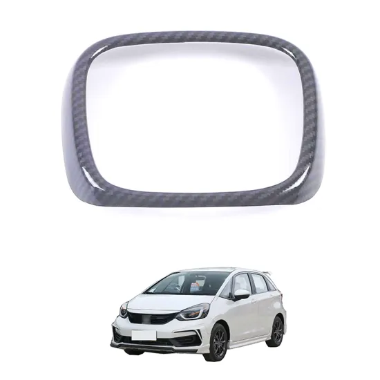 OEM Automotive ABS Exterior Trim Parts for 2021 Honda Fit Jazz Carbon Fiber Grille Trim Frame