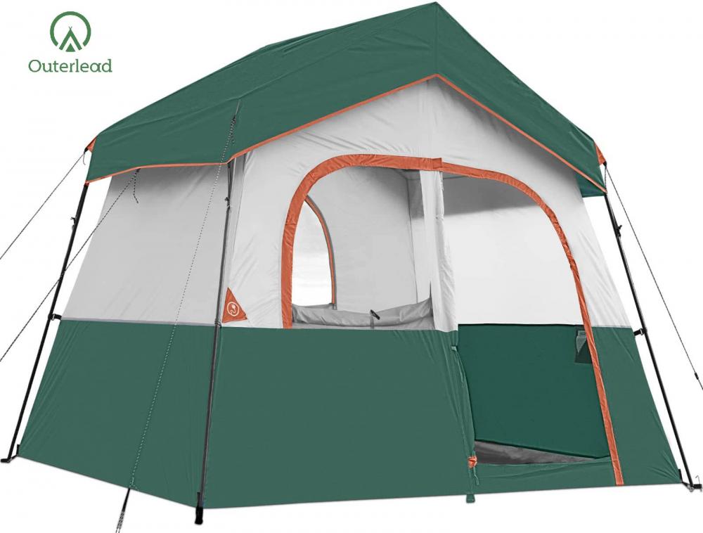 Tent de cabine en tissu à vent en plein air à 6 personnes