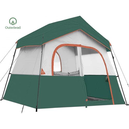 6 Person Outdoor Windproof Fabric Cabin Tent