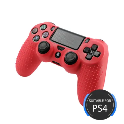 Insten Red Silicone Case For PS4 Remote Controller