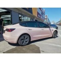 TPU Rouge Pink Glossy Car Vinyl Wrap