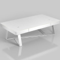  Marble dining desk Smart Coffee Side Table with USB Wireless Charger Manufactory