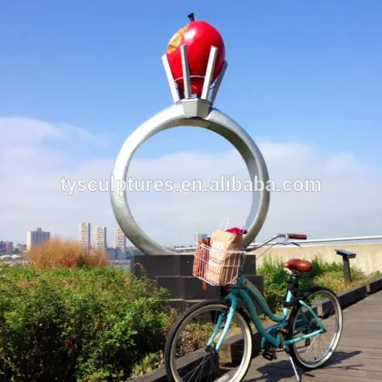 High quality custom 304 316 materials stainless steel sculpture