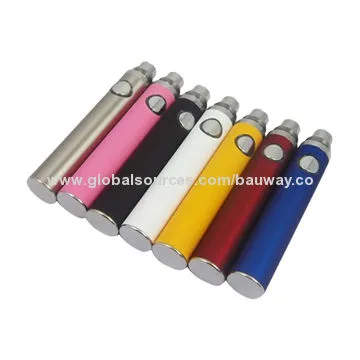 BW Evod Batteries with Colorful Tubes, 5 Clicks Power On/Off
