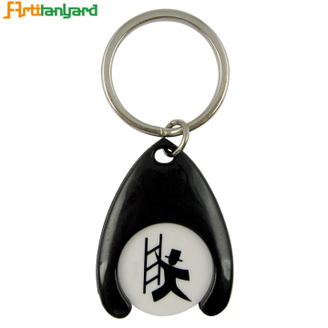 Customized Logo Trolley Keychain With Printing