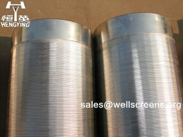 water well v wire pipe,slotted liner screen,made in hengying