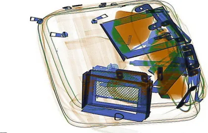 Airport Baggage X Ray Scanner , X-ray Security Equipment 0.22m/s