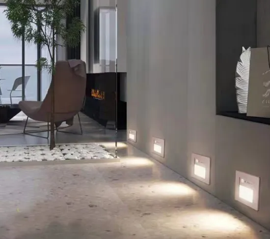 Indoor Mini Square Smart Recessed Sensor Step Light - PIR Motion Sensor Stair Light