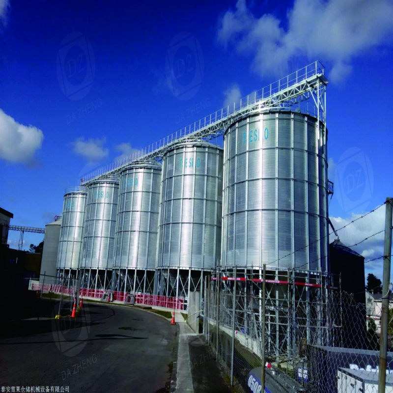 Стоманена плоча силоз за съхранение на проекти за изграждане на материали