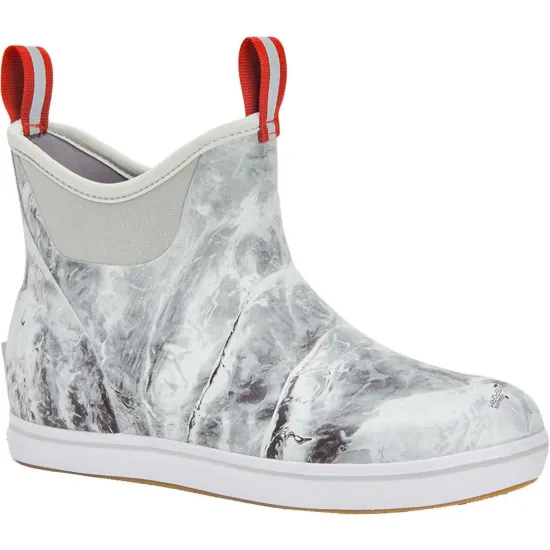 Waterproof Rubber Ankle Rain Boots for Men - Saltwater Fishing Booties & Deck Boots