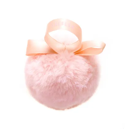 Wholesale Pink Furry Fluffy Puff Ball Makeup Pads