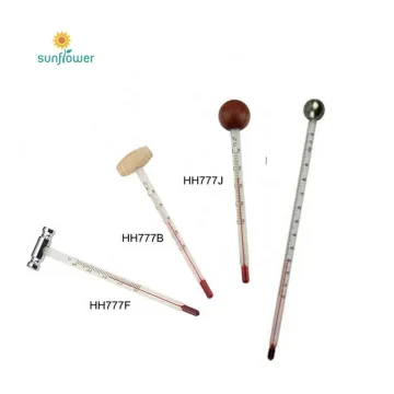 Glass Laboratory Thermometer for Temperature Measurement (0-200°C)