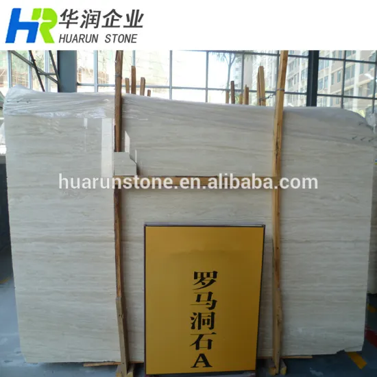 Italy Roman Beige Stone Travertine Slab Price