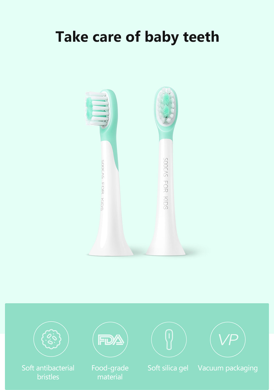 Soocas Electric Toothbrush Heads