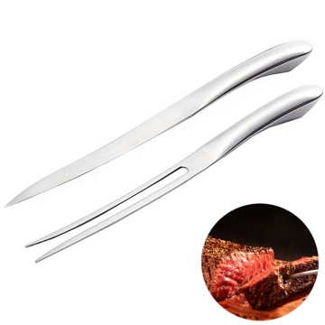JHY Super High Quality Hollow Handle Stainless Steel Carving Knife Set: Professional Grade Butcher Tools for Kitchen butchery and meat carving tasks