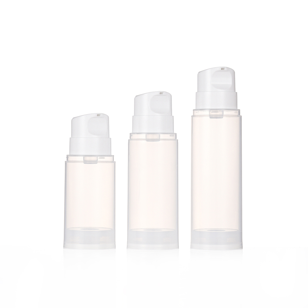 150ml 200ml 250ml White Cosmetic Vacuum Pump Bottles
