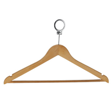 Natural Wooden Non-Slip Shoulder Wooden Hangers