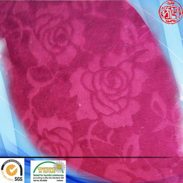 Super soft 100% polyester emboosed velour fabric for car seat