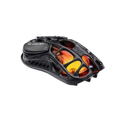 Wireless Metal Hollow Mechanical Keyboard and Mouse Set for E-Sports Games