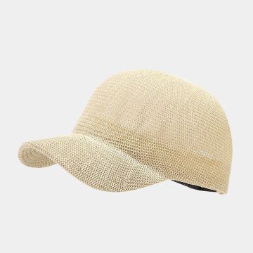 Unisex Adjustable Anti-UV Straw Sun Hat for Summer