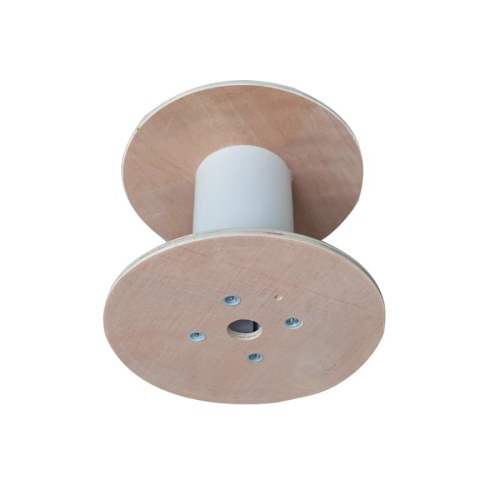 plywood spool with PVC tube