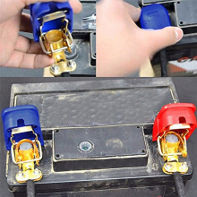 Universal 1pc 12V Quick Release Battery Terminals Clamps For Car Caravan Boat Motorcycle Car-styling Car Battery Connectors