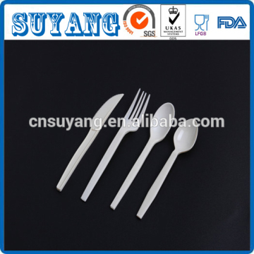 Heavy Weight Eco-friendly Proceclain PLA Plastic Flatware Cutlery