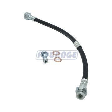 FMVSS106 Rubber Brake Hose for Chevrolet Camaro 1969-1971 with Screw Bolt and Copper Washer - DOT SAE J1401 1/8 HL