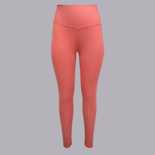 Pantalones de yoga rosados ​​para mujer apretadas
