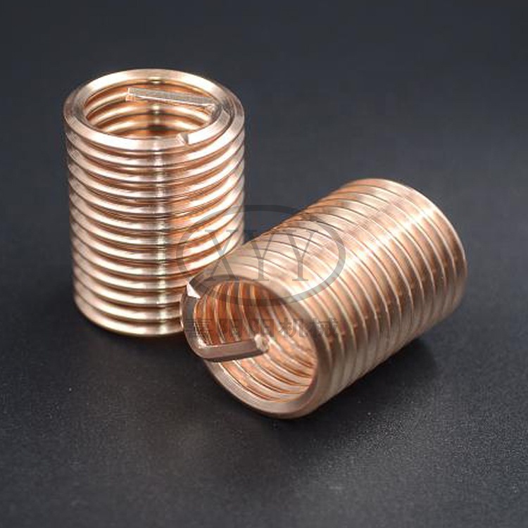 M10 Thread Size Brass Screw Insert for Steel/Stainless Steel/Copper