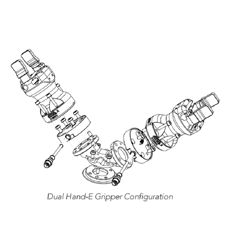 Electric 2-Finger Gripper Robot Hand for Pick and Place Applications