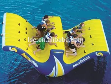 inflatable floating water slide