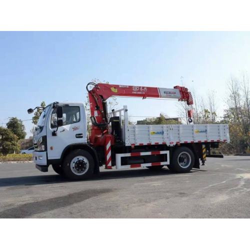 Customized hydraulic folding boom crane mounted truck