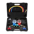 CT-536Alb Aluminium Manifold Gauge Set HVAC Sistem Pendinginan Auto AC pengisian R134A R502 R410A R404 Manifold