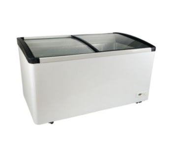 Curved Glass Door Freezer: Innovative Design for Efficient Food Storage