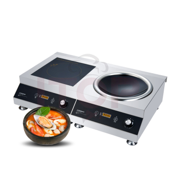 5000W Infrared Double Burner Induction Hob Cooktop