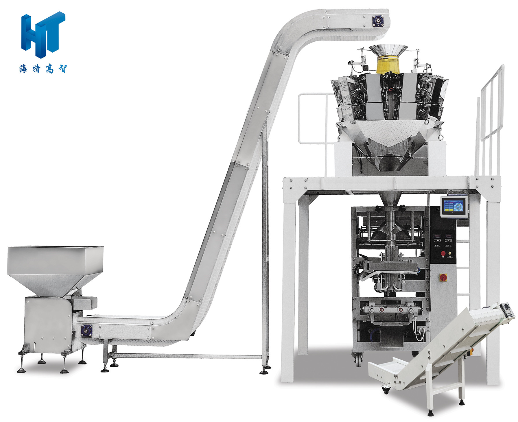 Automatic food Packaging machinery system multi head weigher Packaging machinery2