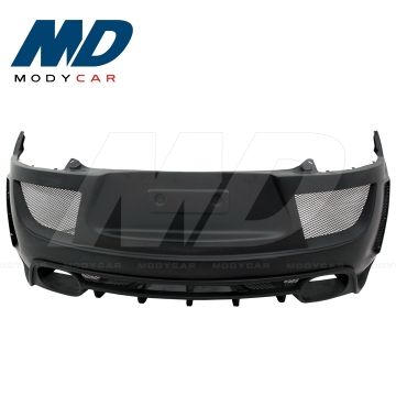 Black Sails Style Glass Fiber Rear Bumper for 2008-2014 Audi TT/TTS MK2