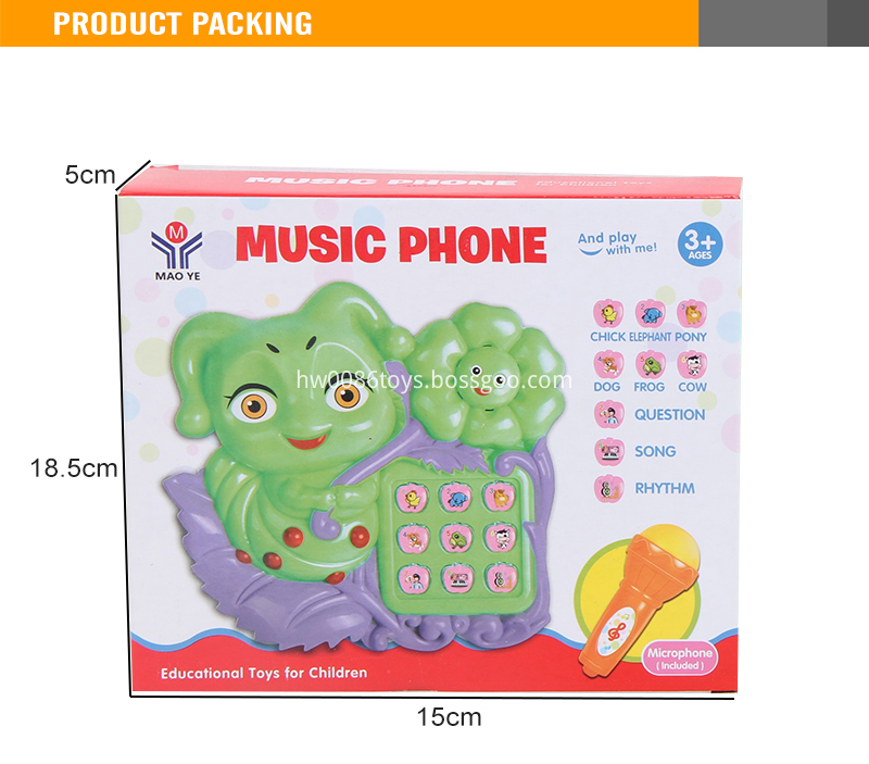 Plastic Musical Telephone Toy