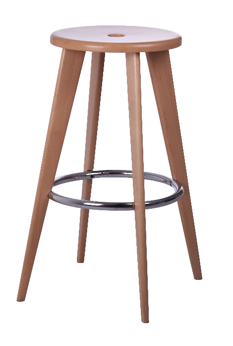 wood bar stool