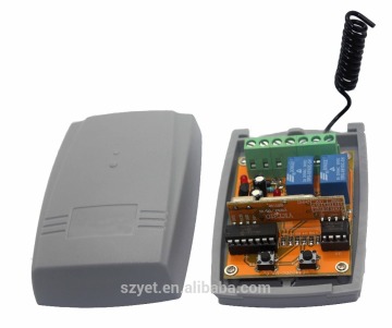 rf wireless momentary double channel YET402PC-V2.0 12 volt controller